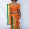 Kids Saree Saffron